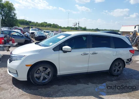 2021 Honda Odyssey Ex from USA, damaged, VIN 5FNRL6H50MB014084